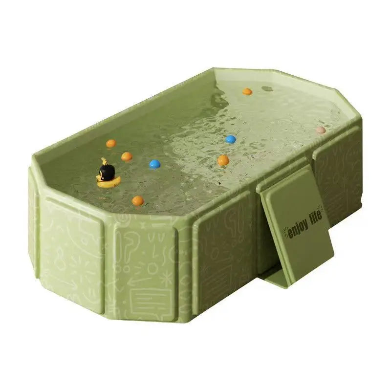 Baby Bath Tub for Infants To Toddlers Collapsible Toddler Bathtub with Drain Outlet Shower Basin
