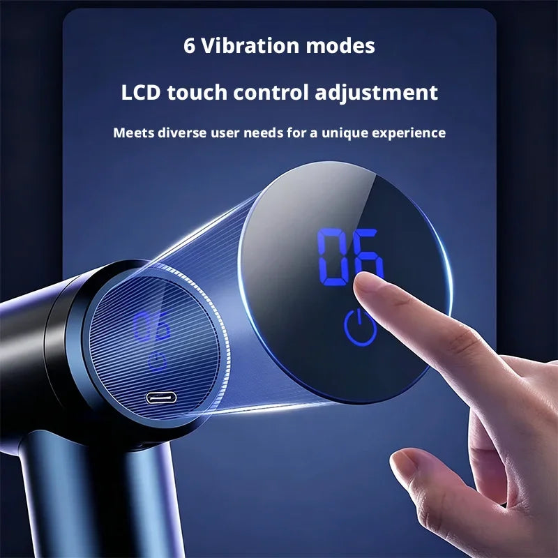 Professional Electric Muscle Massager Fascia Gun Mini Pocket Device Low Noise Neck Massager for Fitness And Muscle Relaxation masajeador foot massager back massager massager massage