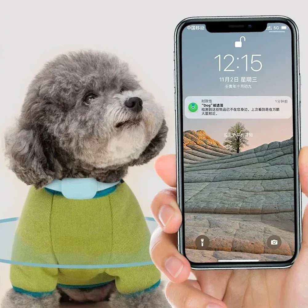 Pet GPS Tracker with Adjustable Collar Cat Locator Smart Pet Locator for Dogs and Cats