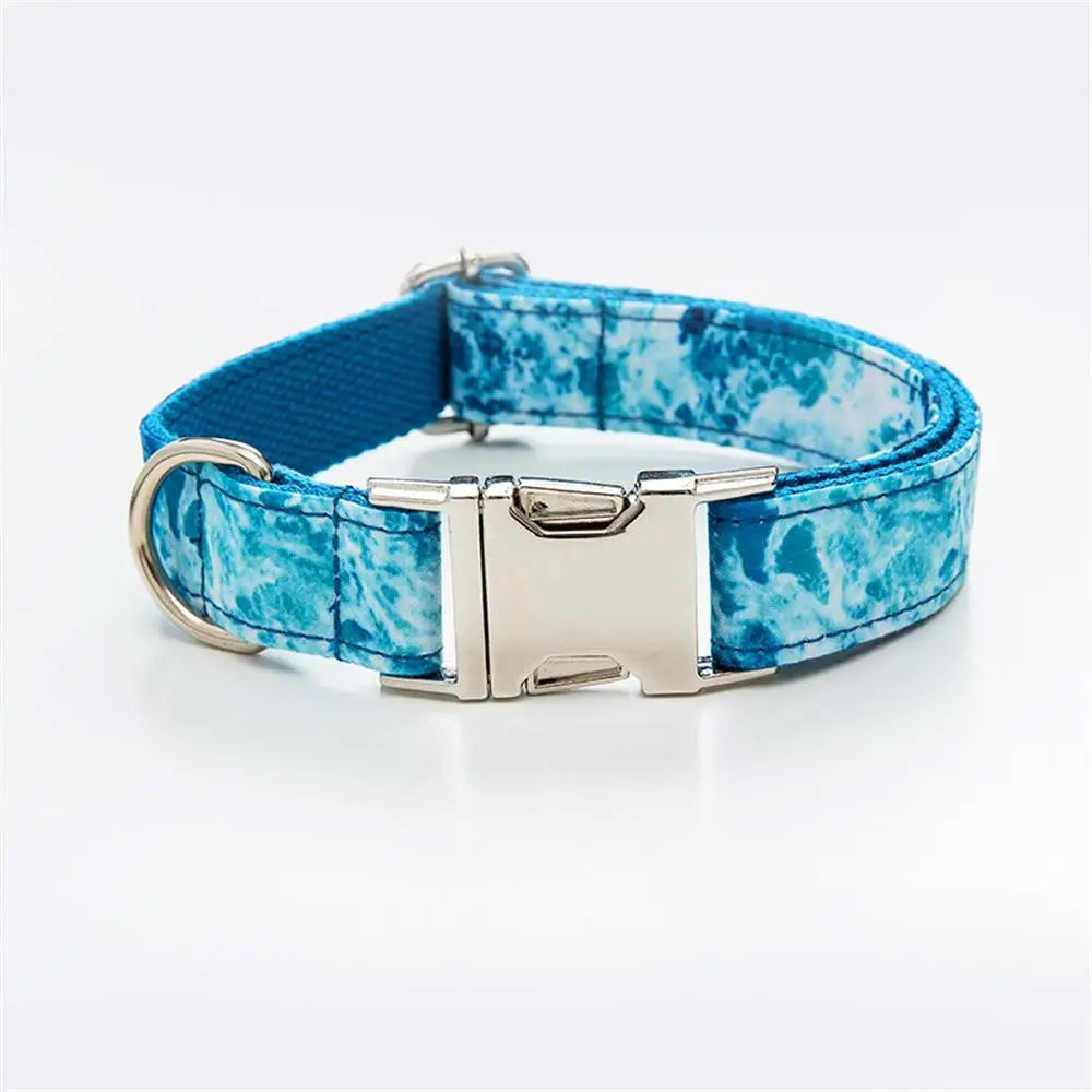 Personalized Dog Collar Custom Pet Collar Free Engraving ID Name Tag Pet Accessory Lovely Puppy Collar Leash