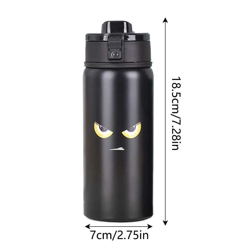Vacuum Water Bottles 550ml Insulated Bottle Vacuum Flask 3D Engraving Tea And Coffee Drinkware Indoor Outdoor Beverage Container