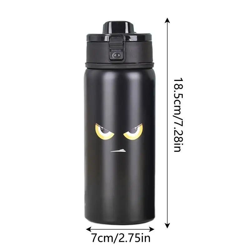 Vacuum Water Bottles 550ml Insulated Bottle Vacuum Flask 3D Engraving Tea And Coffee Drinkware Indoor Outdoor Beverage Container