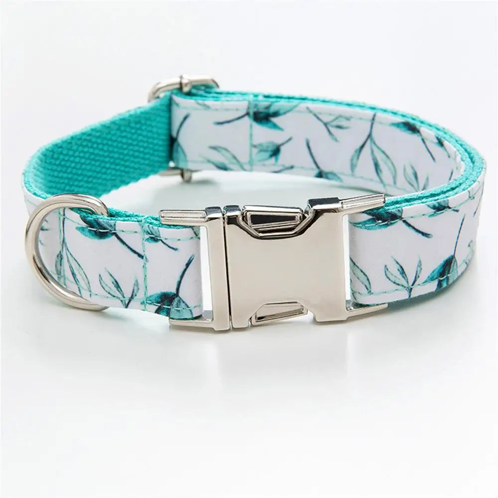 Personalized Dog Collar Custom Pet Collar Free Engraving ID Name Tag Pet Accessory Lovely Puppy Collar Leash