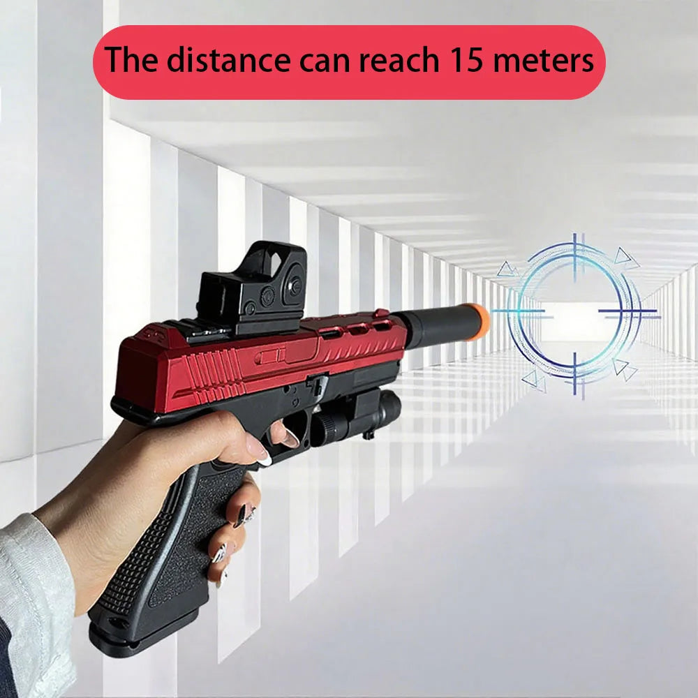 Electric toy gun, electric and manual, three modes, high-performance gel shell, manual and automatic dual modes, complete access
