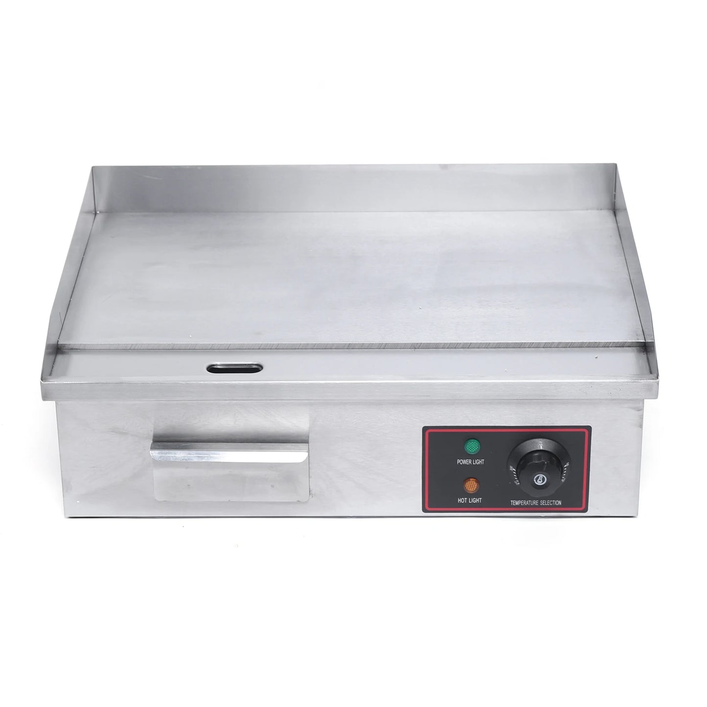 Flat Top Grill 22'' Commercial Electric Countertop Griddle Nonstick Restaurant Teppanyaki Cooking Stove for Outdoor Home BBQ