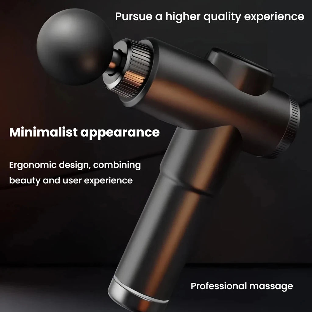 8 Attachment Multi Speed Massage Gun Professional Deep Tissue Muscle Massager for Body Relaxation