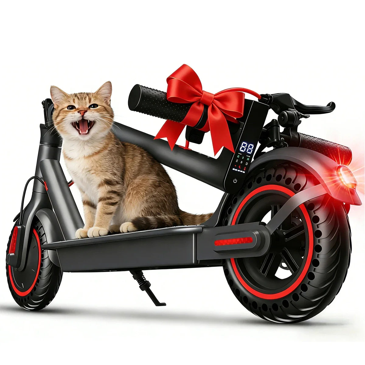 Electric Scooter with App for Adults 350W Motor 36V 5.2Ah Battery Up to 19 Miles Range Foldable E Scooter Solid Tire 8.5''