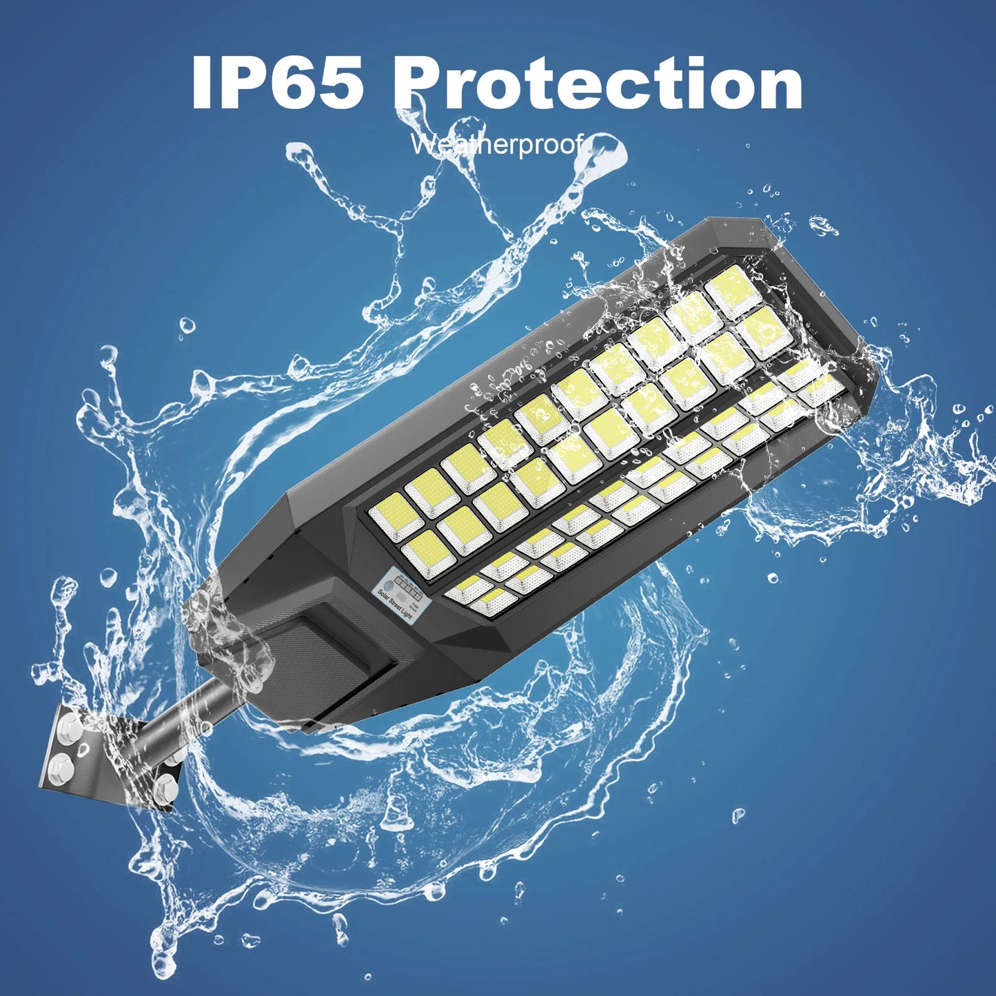 Outdoor solar light 8000W LED garden light solar panel light iP65 waterproof motion sensor street light