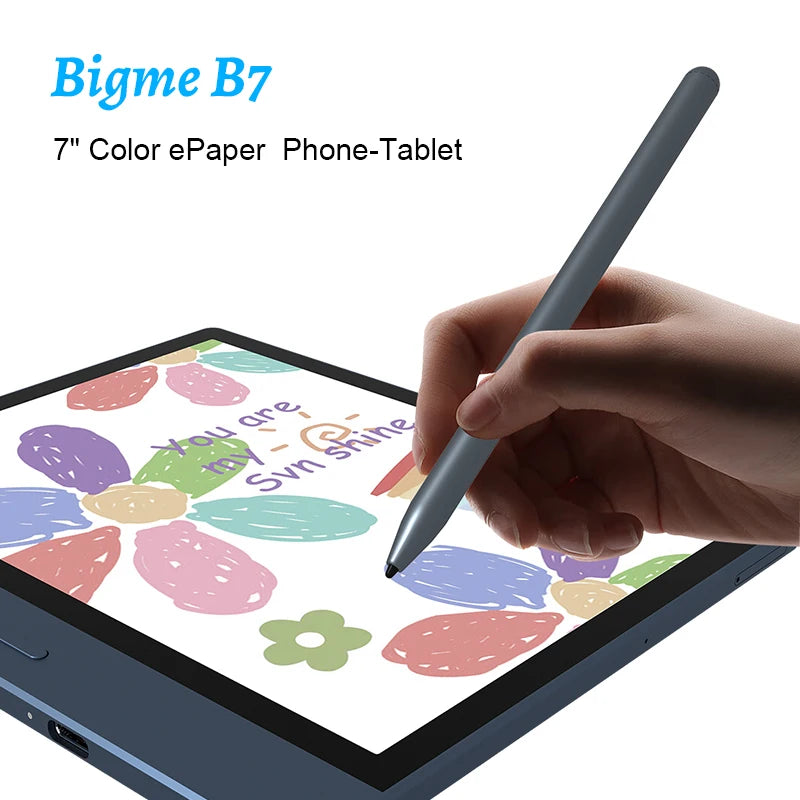 Bigme ebook reader B7, 7-inch e-ink electronic reader, 300PPI, 8+128GB, Android 14, Handwritten ereader tablet with 4G calling