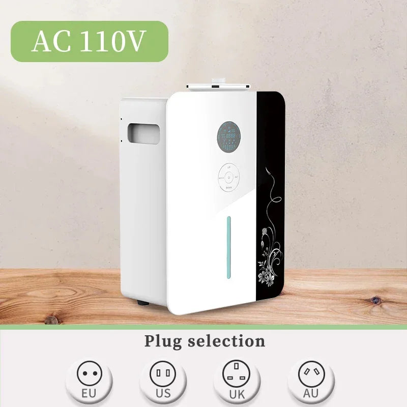8000m³ Metal Electric Aroma Diffuser 1200ML Capacity Essential Oil Diffuser Commercial Perfume Air Freshener WIFI Home Fragrance