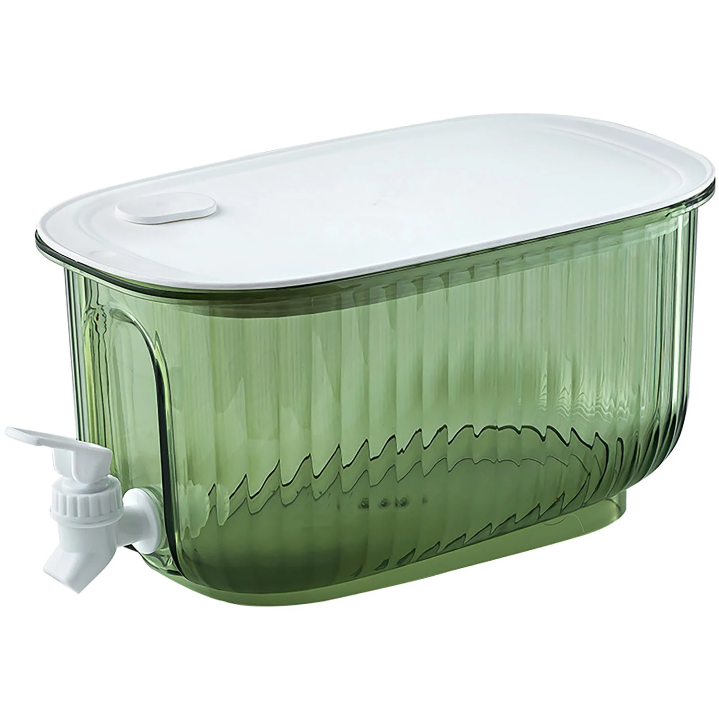 4L Fridge Cold Water Jug with Faucet Transparent Juice Cold Drink Barrel Large Capacity Leakproof Drinkware Kitchen Supplies