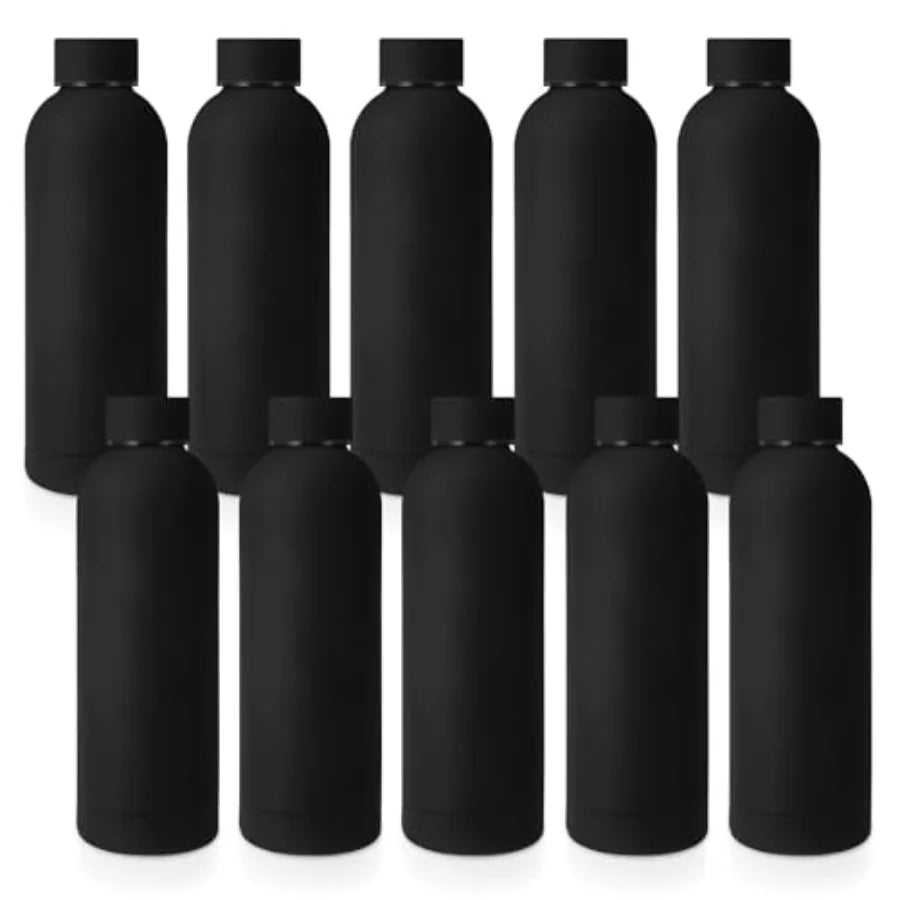 10 Pcs Stainless Steel Water Bottle Bulk Teacher Employee Appreciation Gifts School Double Layer Vacuum 17 oz Small Mouth Sport