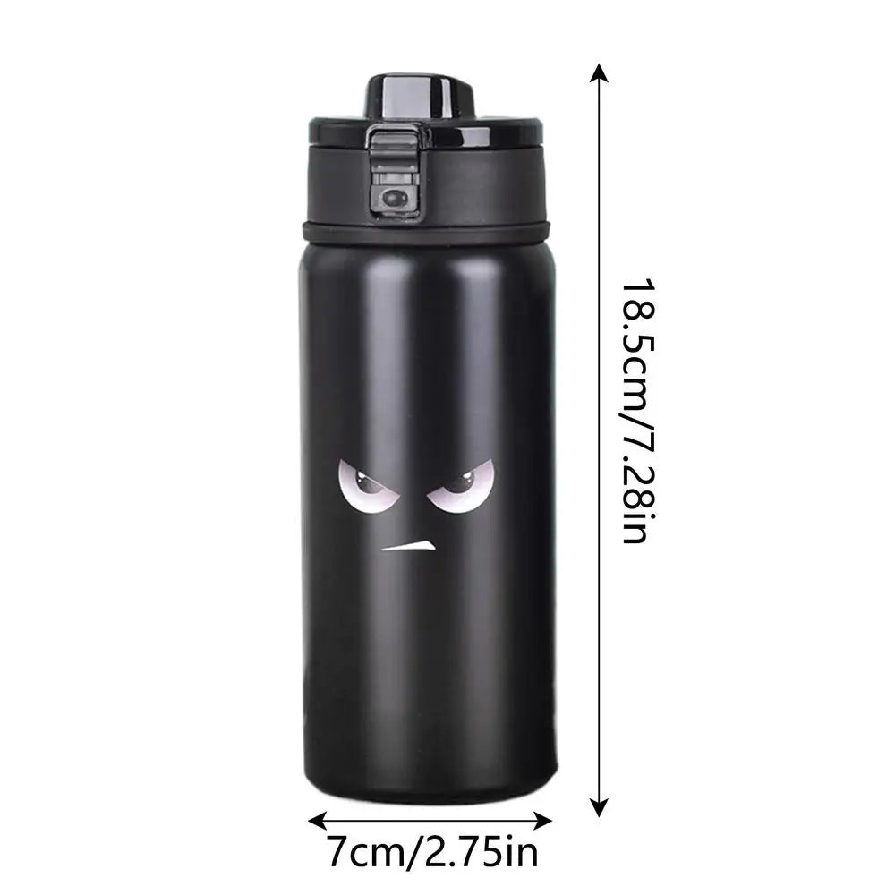 Vacuum Water Bottles 550ml Insulated Bottle Vacuum Flask 3D Engraving Tea And Coffee Drinkware Indoor Outdoor Beverage Container