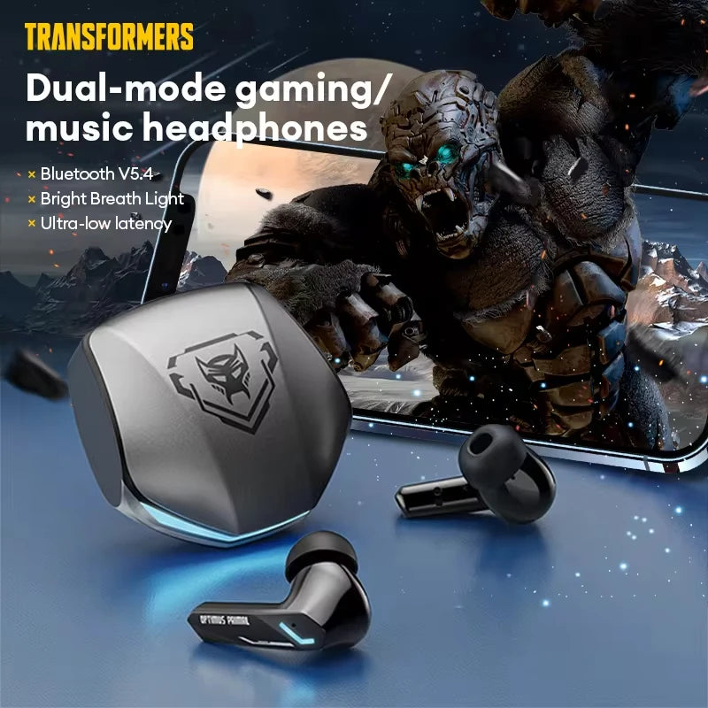 Ship From US Transformers Bluetooth Earphones Wireless Gaming Headset GM2 Pro Low Latency Earbuds HD Call with Mic 2025 New