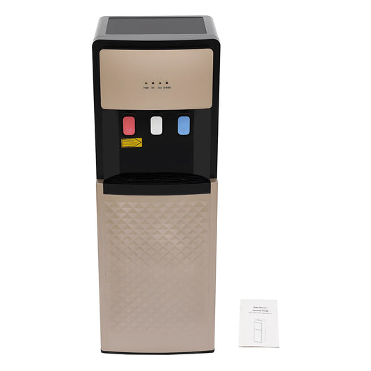 110v Water Cooler Dispenser Us Plug 500w Heating 90w Cooling Champagne Gold Suitable For Home Office Gym Hotel