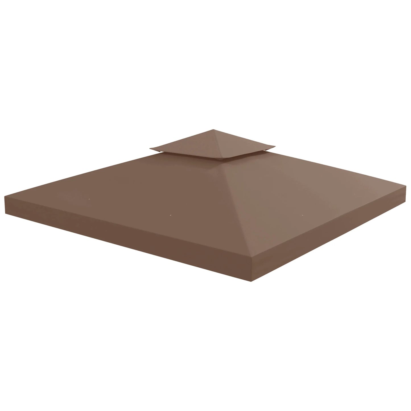 13' X 10' 2-Tier Gazebo Canopy Top Cover Replacement for Patio, Cream White