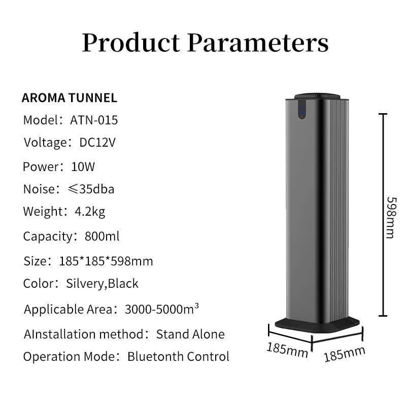 5000m³ NAMSTE Column Diffuser Aromatherapy Home Fragrance Essential Oils Air Freshener Bluetooth Control Perfume Flavoring Smell
