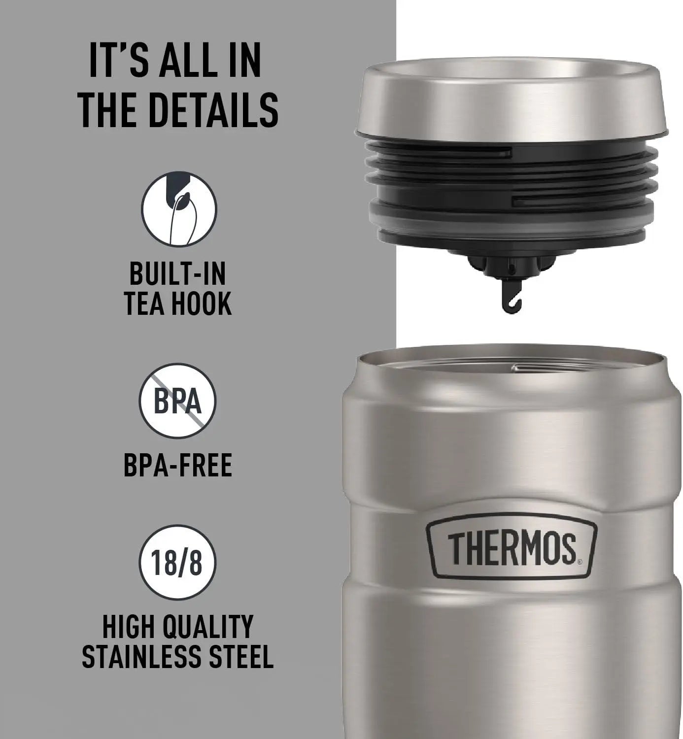 Vacuum-Insulated Stainless Steel Travel Tumbler 16oz Matte Finish