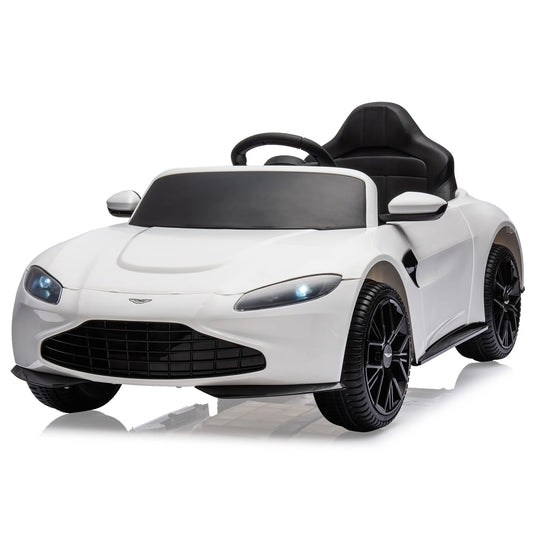 12V Kids Electric Ride on Car Battery Powered Toy Car with Remote Control LED Lights Horn Music USB Sports Car Toy for Toddlers