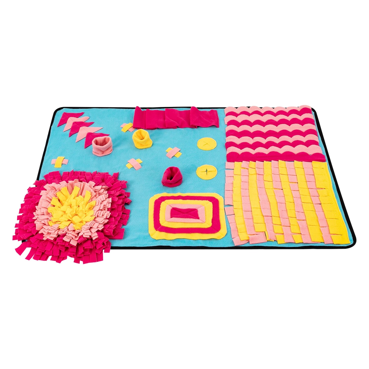 Snuffle Mat for Dogs Large Pet Feeding Mat Slow Eat Interactive Puzzle Game Durable Fleece Machine Washable