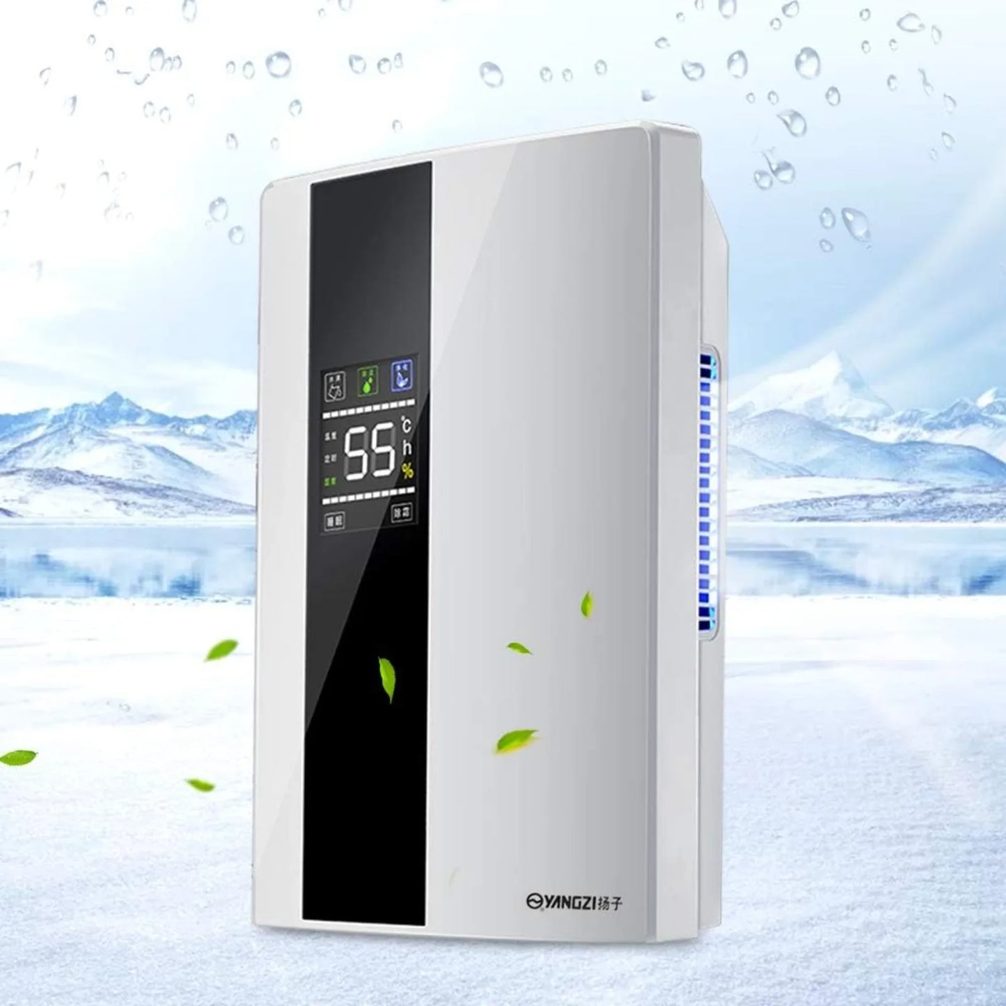 110V Intelligent Dehumidifier 90W Air Dryer Humidity Auto Control Ultra Quiet Sleep Mode Suitable Fits for Bedroom Living Room