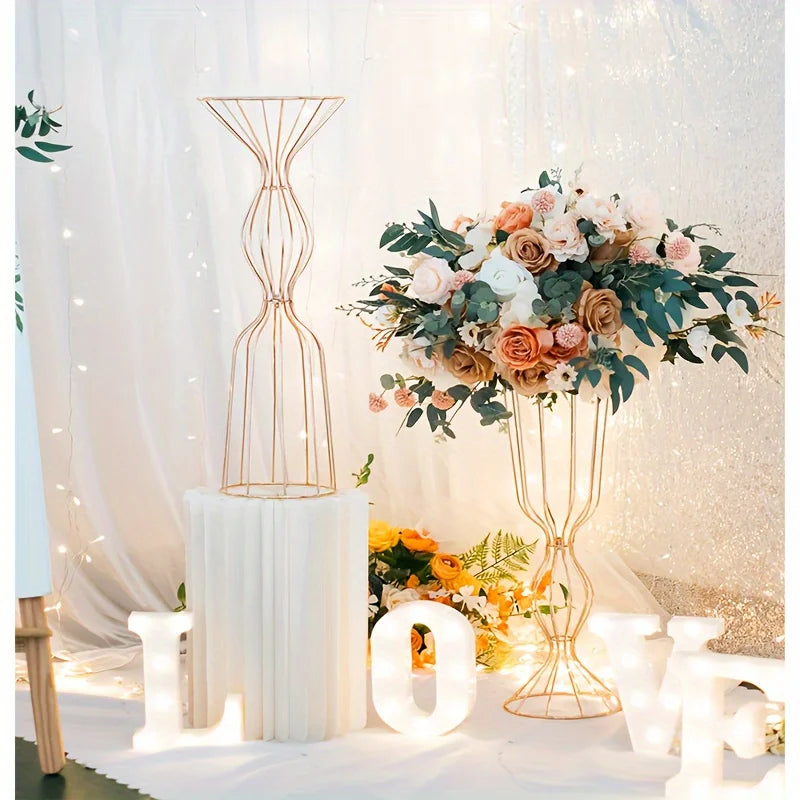 2/10 23.6in High Vases, Wedding Centerpiece Display, Anniversary, Home Decoration, Halloween Christmas Decoration