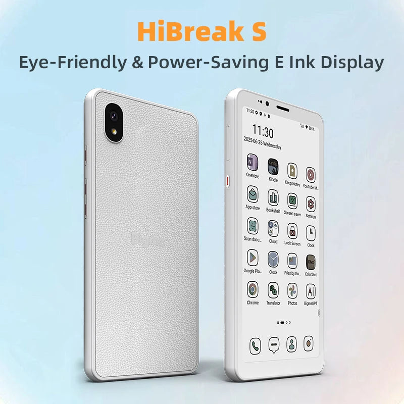 Bigme Hibreak S Color ebook reader, 5.84'' E-ink electronic book, 6GB+128GB, Android 14 OS eReader, eye-Friendly E-Paper e-Book