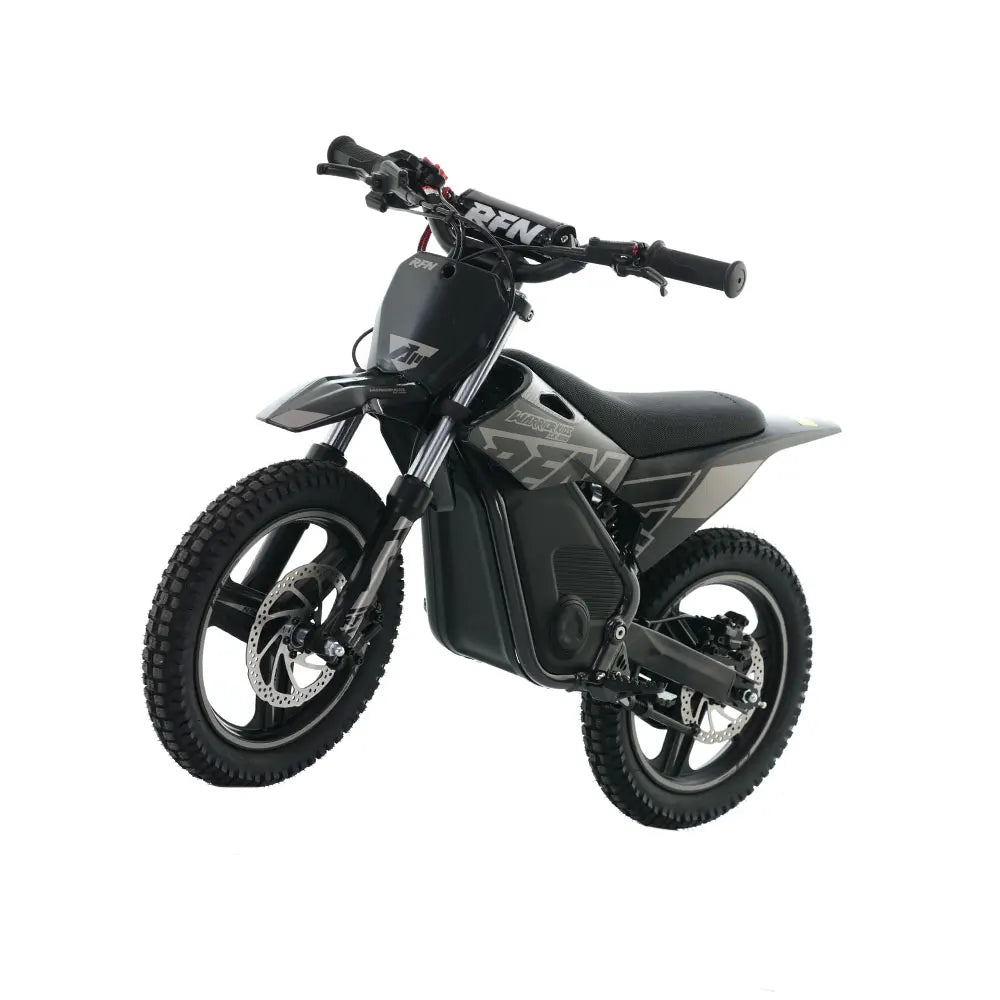 RFN E350 36V Kids Electric Dirt Bike, Electric Motorcycle with 500W | 15.5 mph Max Speed, 15.5-Mile & 3 Speeds Off-Rad （Black）