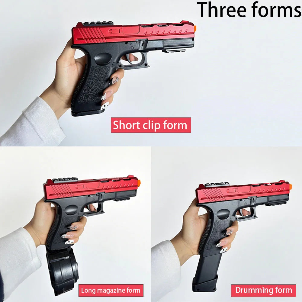 Electric toy gun, electric and manual, three modes, high-performance gel shell, manual and automatic dual modes, complete access