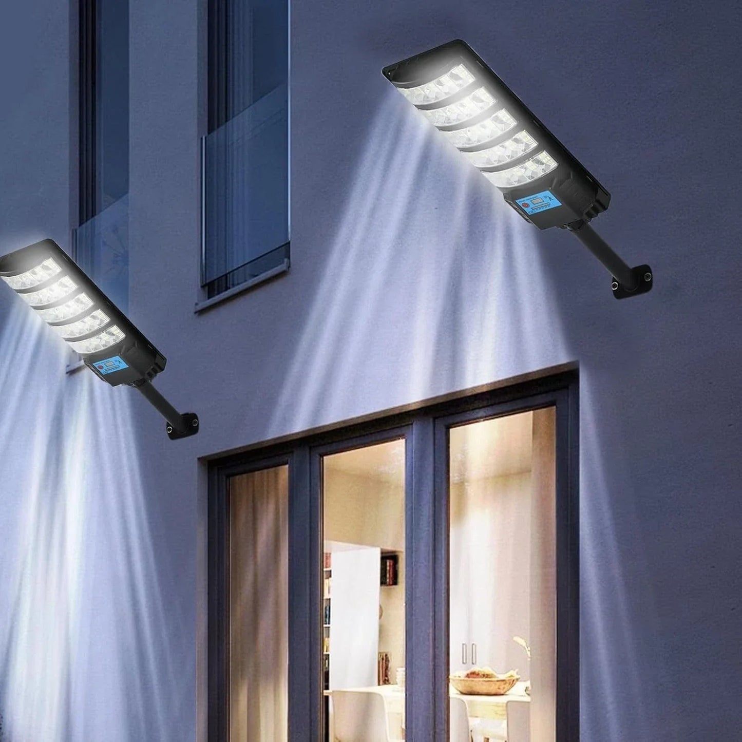 Solar Street Light Road Area Lamp Commercial LED Outdoor Dusk to Dawn Lighting Motion Sensor Garden Lights Lamps Waterproof