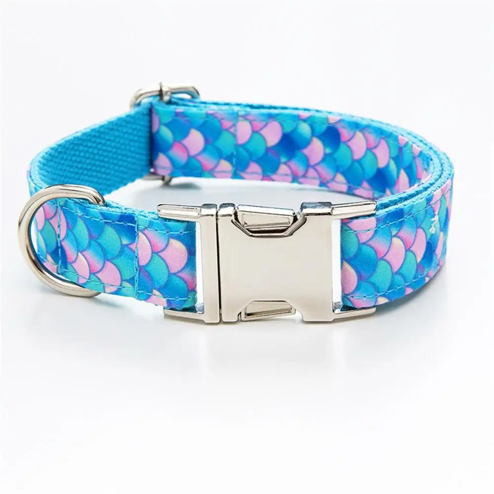 Personalized Dog Collar Custom Pet Collar Free Engraving ID Name Tag Pet Accessory Lovely Puppy Collar Leash