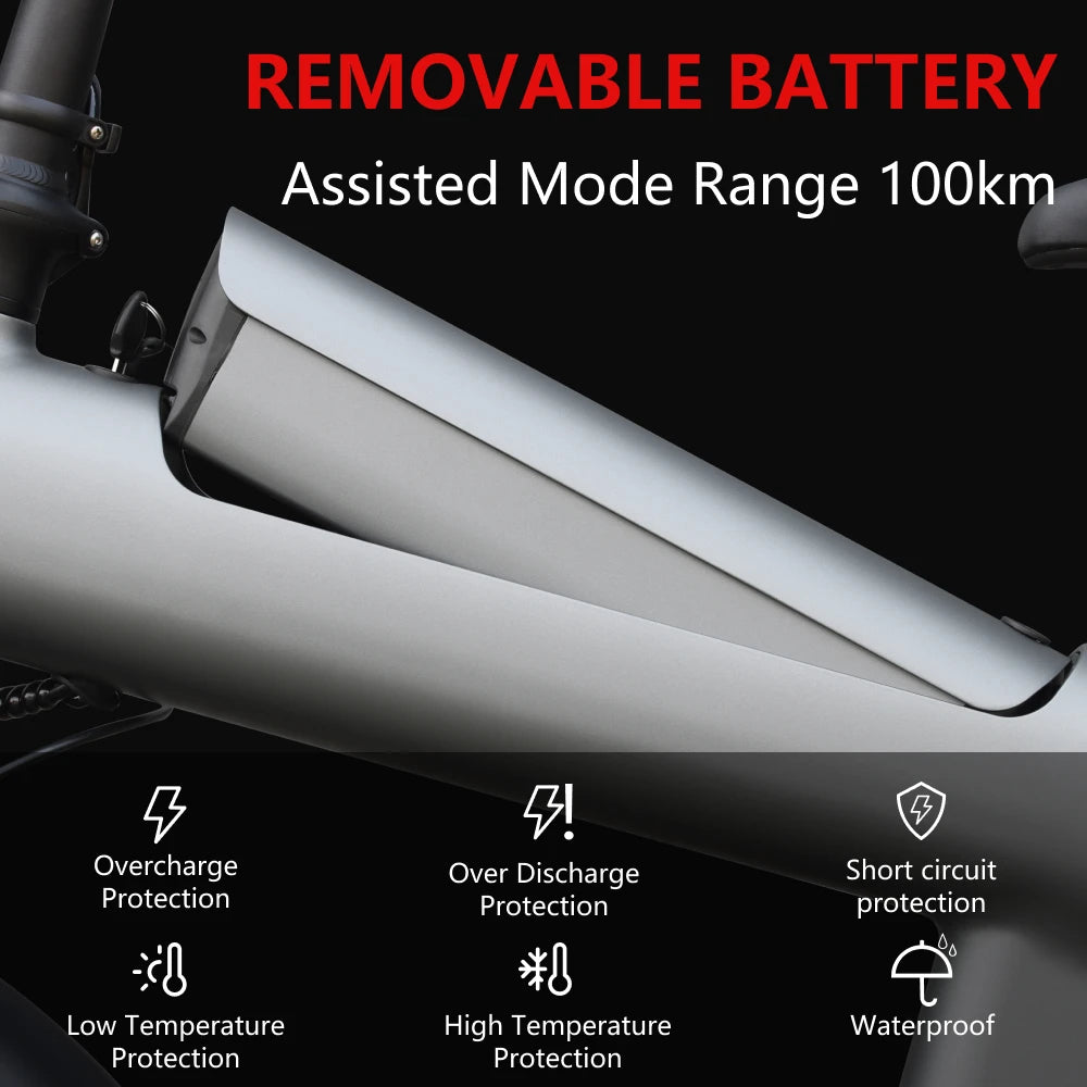 HX Q3 e bike 2000W 48V 20AH Adult electric bikes City Ebike 20Inch Tire Off-Road fat Mountain Electric bicycles E bicycle