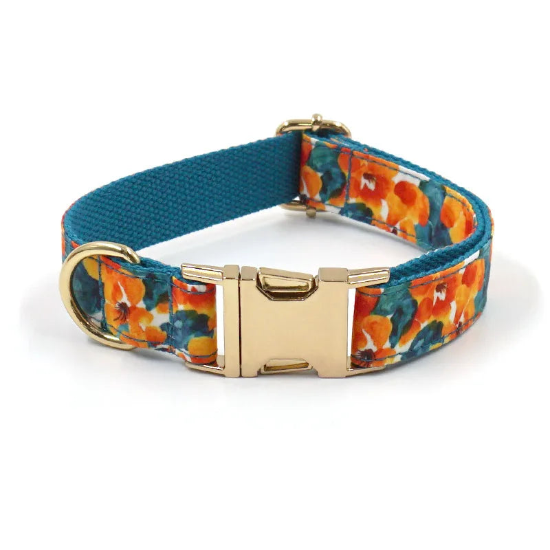 Personalized Dog Collar Custom Pet Collar Free Engraving ID Name Tag Pet Accessory Lovely Puppy Collar Leash