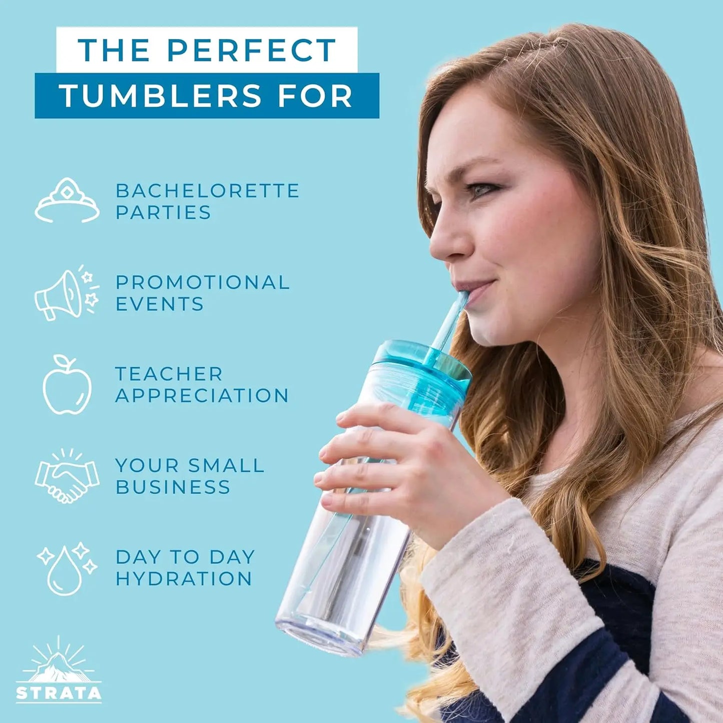 12 Colorful 16oz Reusable Tumblers with Lids & Straws, Double-Wall Acrylic Cups for Cold/Warm Drinks