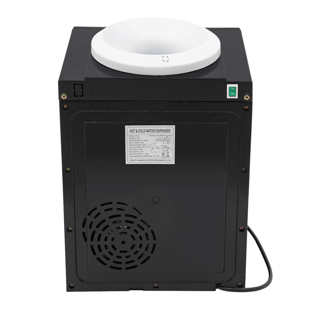 Water Cooler Desk Model HS-09 110V US Plug Hot And Cold Water Dispenser Durable Food Grade Stainless Steel Tank For Home Office
