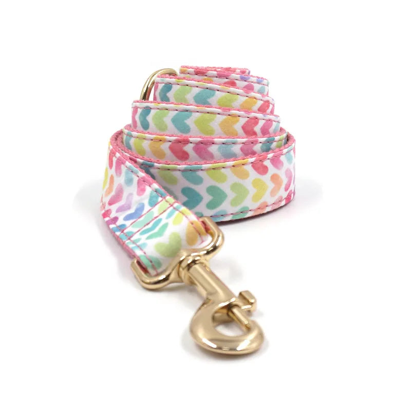Personalized Dog Collar Custom Pet Collar Free Engraving ID Name Tag Pet Accessory Lovely Puppy Collar Leash