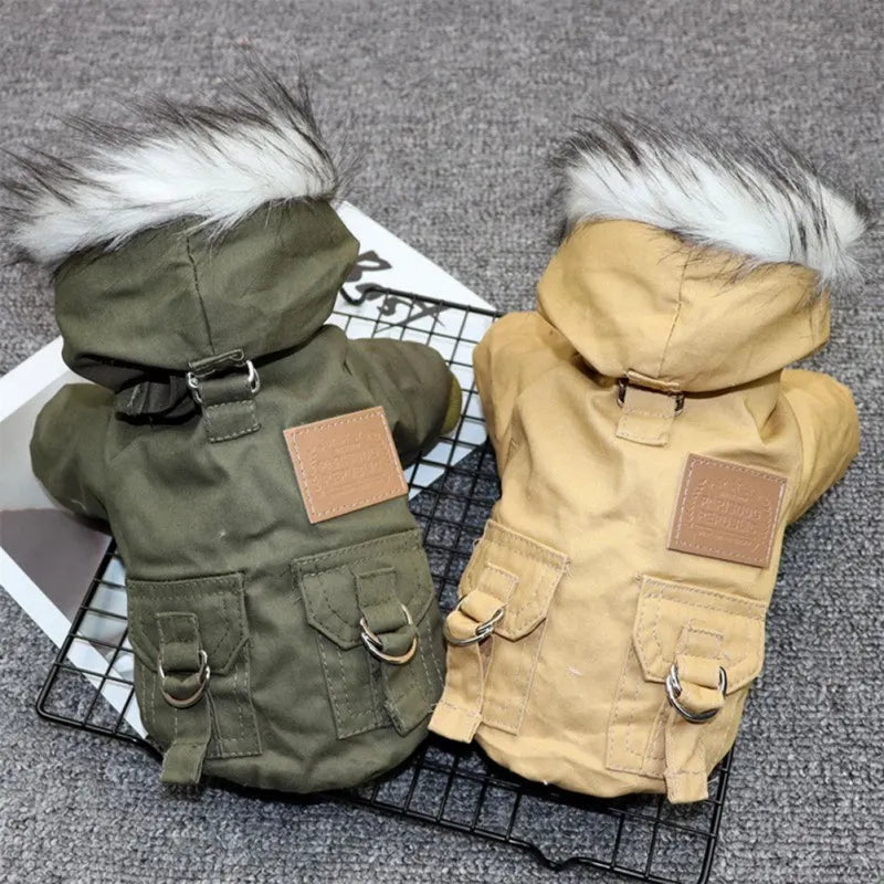 Winter Dog Clothes Puppy Pet Dog Coat Jacket For Small Medium Dog Thicken Warm Hoodie Pets Clothing