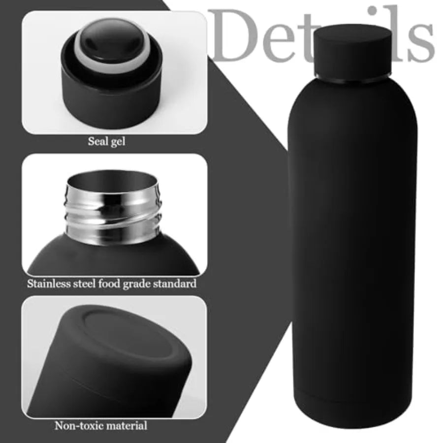 10 Pcs Stainless Steel Water Bottle Bulk Teacher Employee Appreciation Gifts School Double Layer Vacuum 17 oz Small Mouth Sport