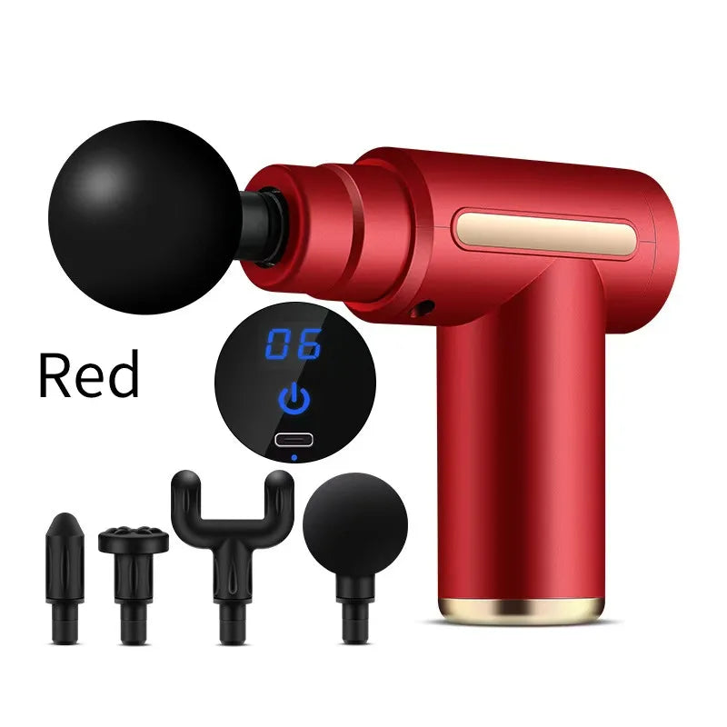 Professional Electric Muscle Massager Fascia Gun Mini Pocket Device Low Noise Neck Massager for Fitness And Muscle Relaxation masajeador foot massager back massager massager massage