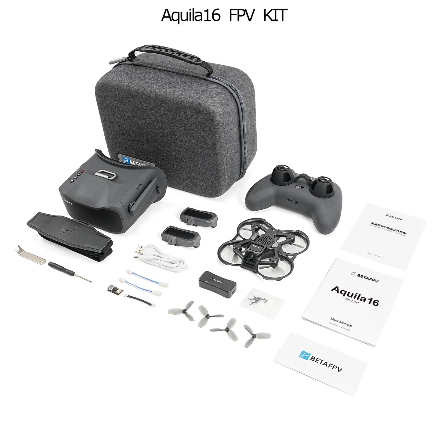 BETAFPV Aquila16 FPV Kit Brushless Racing Drone Professional Quadcopter Indoor Outdoor Mini Camera Drone C0