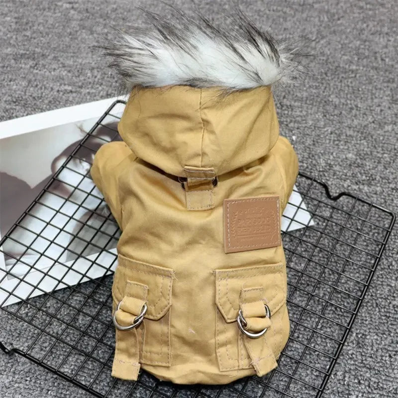 Winter Dog Clothes Puppy Pet Dog Coat Jacket For Small Medium Dog Thicken Warm Hoodie Pets Clothing