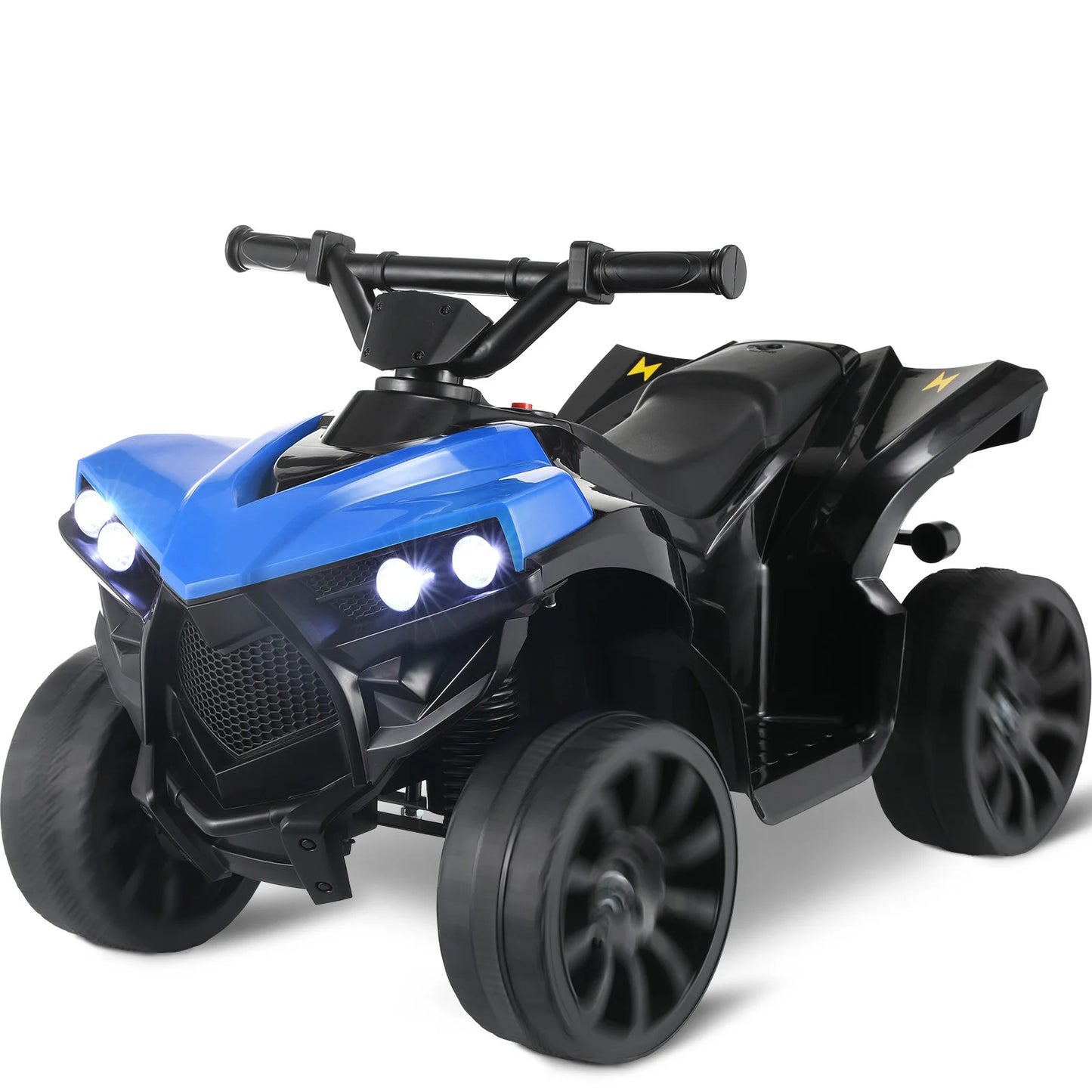 Kids Electric Car, 6V Toddler ATV  Ride-On Toy, 4-Wheel Battery Powered Motorbike for Kids 1-6 Years Old, In/Outdoor Playroom