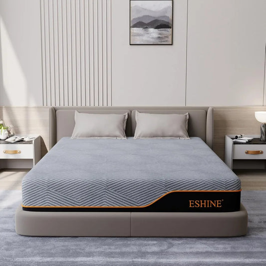 14 Inch King Gel Memory Foam Mattress - Back Pain Relief & Pressure Relief, Green Tea Infused, CertiPUR-US Certified, Bed in a