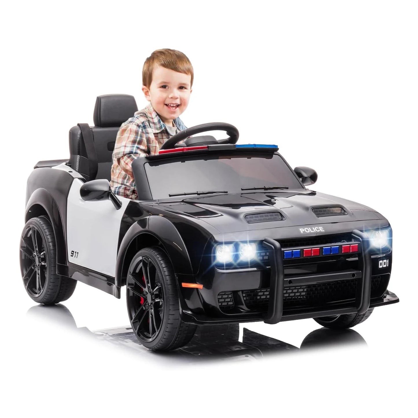Ride on Car for Kids, 12v Toddler Ride on Toy with Remote Control,Spring Suspension,Music,LED Lights,Bluetooth for Boys Girls