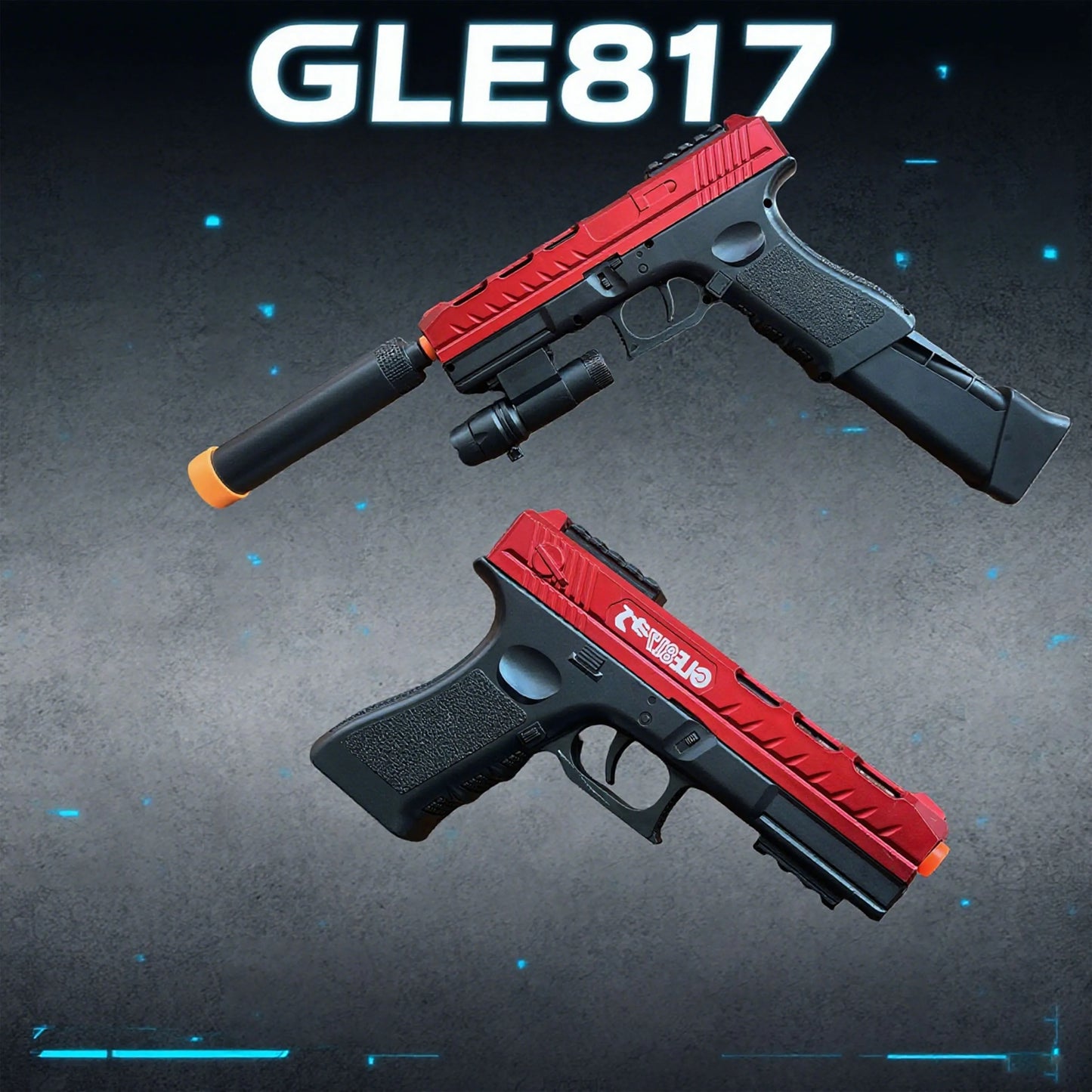 Electric toy gun, electric and manual, three modes, high-performance gel shell, manual and automatic dual modes, complete access