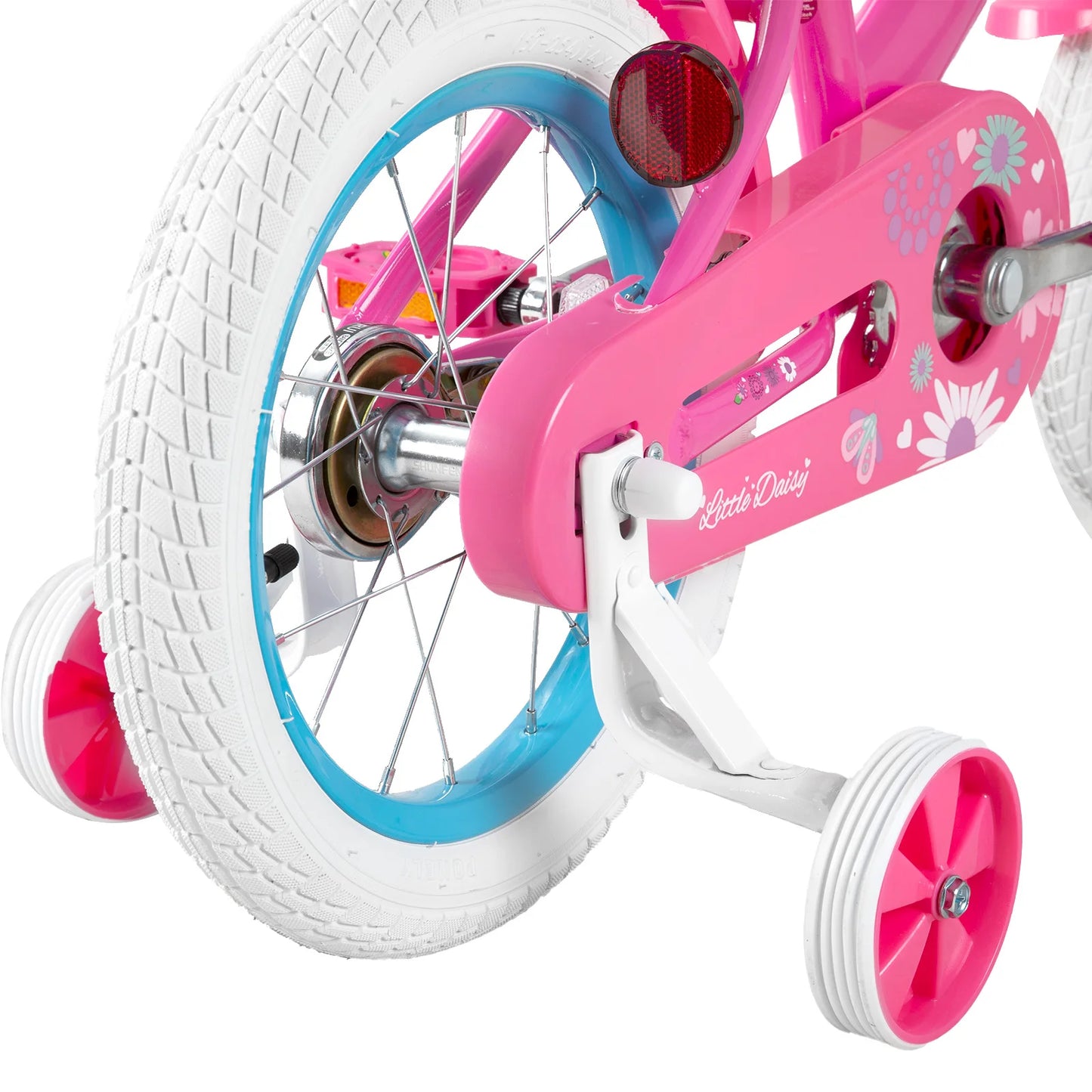 STITCH Kids Bike for Girls Boys Ages 2-7 Years, 12 14 16 Inch Girls Bikes with Doll Bike Seat & Streamers, Bicycle basket