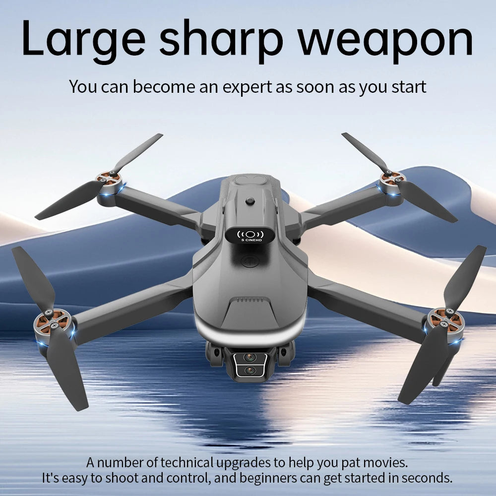 drone with 8K professional dual camera studio with remote control has 4.5inch screen 360° Omni-directional Obstacle Avoidance